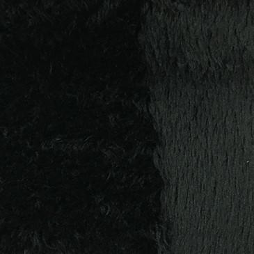Angel - Long Pile Velvet Fabric by the Yard - Available in 15 Colors - Black - Top Fabric - 9