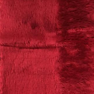 Angel - Long Pile Velvet Fabric by the Yard - Available in 15 Colors - Chinese Red - Top Fabric - 4