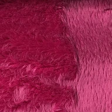 Angel - Long Pile Velvet Fabric by the Yard - Available in 15 Colors - Fuchsia - Top Fabric - 3