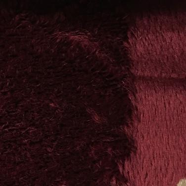 Angel - Long Pile Velvet Fabric by the Yard - Available in 15 Colors - Wine - Top Fabric - 5