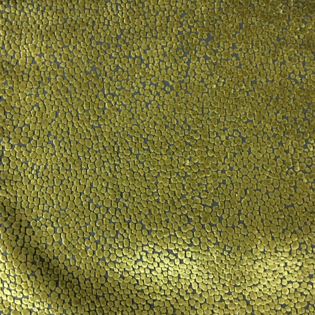 Florence Dots - Burnout Velvet Upholstery Fabric by the Yard - Available in 18 Colors - Palm - Top Fabric - 6