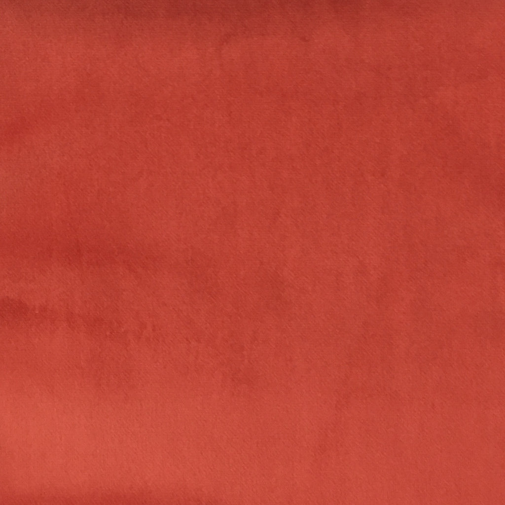 Liberty - Ultra Plush Microvelvet Fabric Upholstery Velvet Fabric by the Yard - Available in 38 Colors - Persimmon - Top Fabric - 34