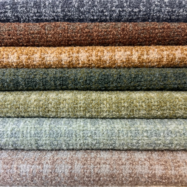 Ansley Solid Texture Upholstery Fabric by the Yard – Elevate Your Interiors with Luxe Boucle