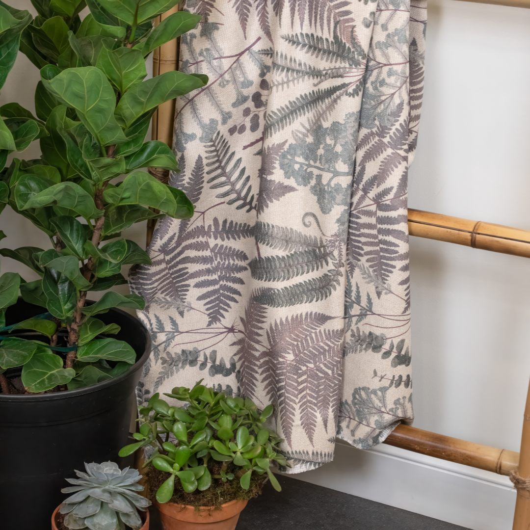 Bring Nature Indoors with Ferndale Botanical Print Upholstery Fabric