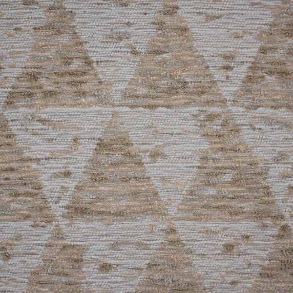 NEW - DENALI - TEXTURAL GEOMETRIC JACQUARD CHENILLE ORGANIC UPHOLSTERY FABRIC BY THE YARD