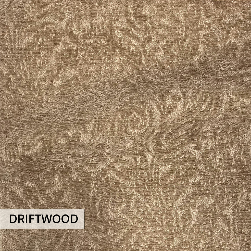 NEW - EVERLY - BOUCLE WRAP PAISLEY DESIGN JACQUARD UPHOLSTERY FABRIC BY THE YARD