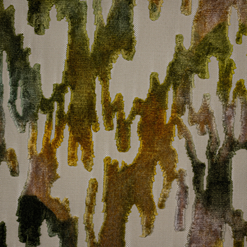 NEW - MONTEGO - PRINTED RAYON CUT VELVET JACQUARD DESIGN UPHOLSTERY FABRIC BY THE YARD