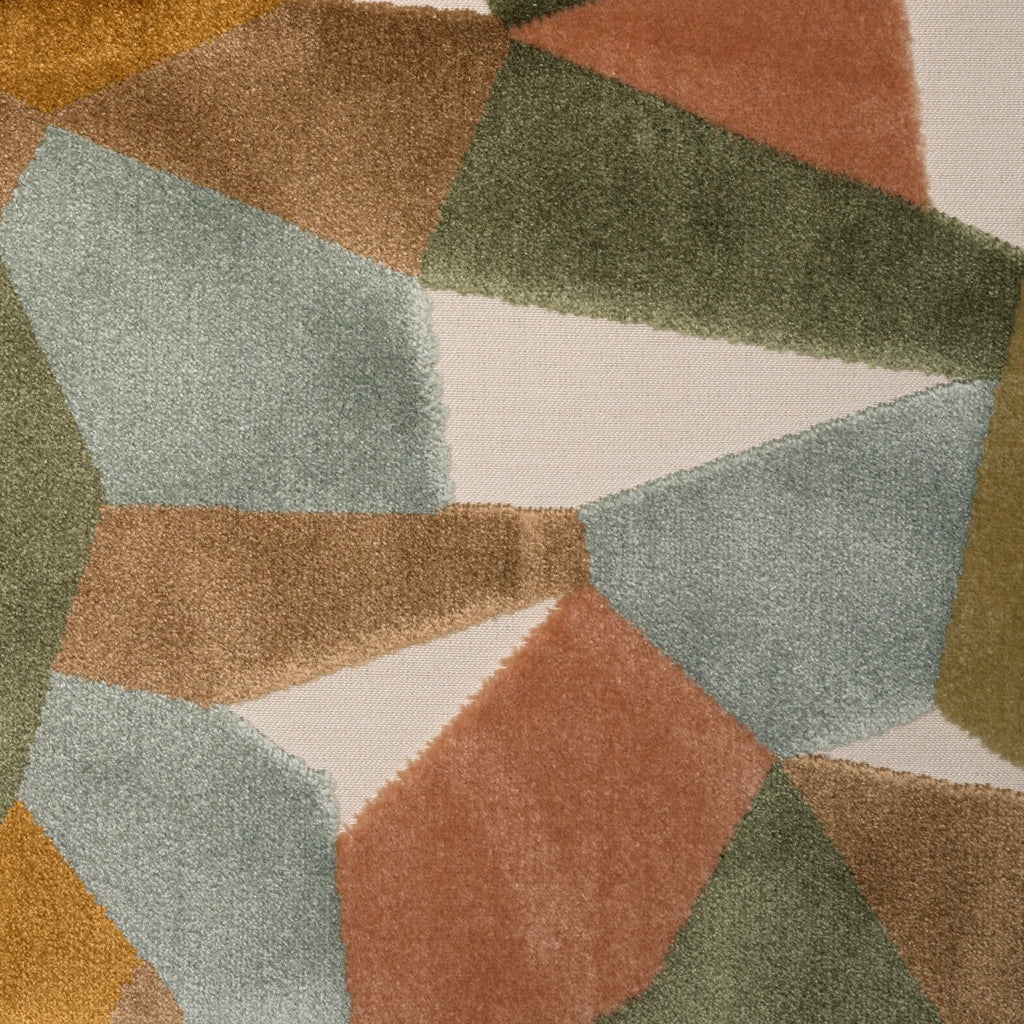 NEW - PETRA - PATCHWORK DESIGN UPHOLSTERY FABRIC BY THE YARD