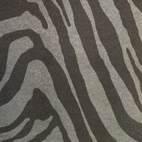 Wild - Zebra Print Vinyl Faux Leather Upholstery Fabric by the Yard