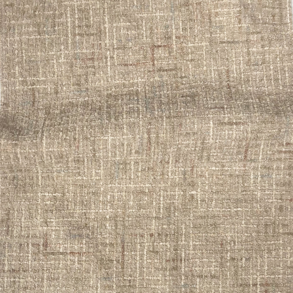 NEW - DEVON - BOUCLE YARN CHENILLE UPHOLSTERY FABRIC BY THE YARD