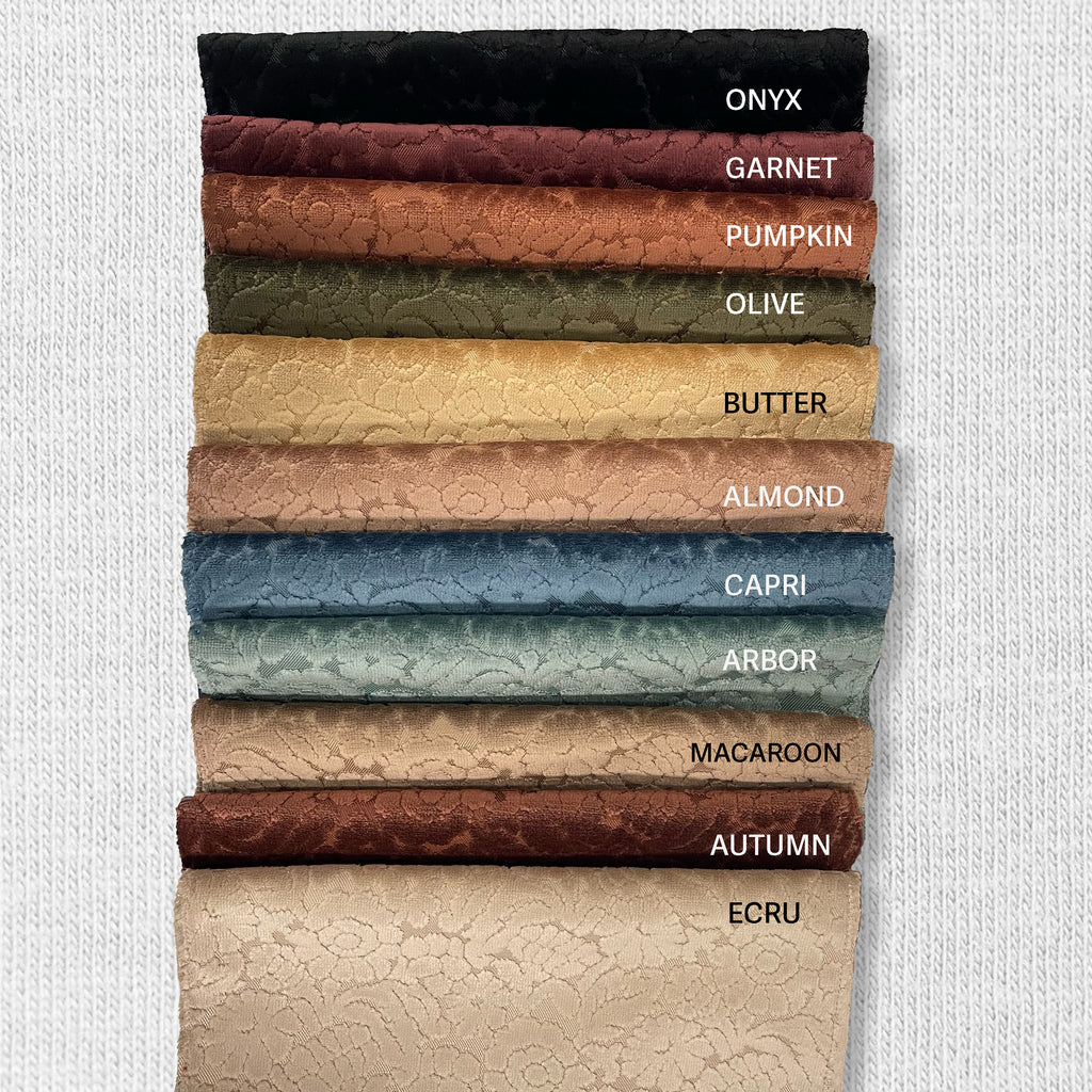 NEW - ELEANOR - BOTANICAL FLAIR CUT VELVET UPHOLSTERY FABRIC BY THE YARD