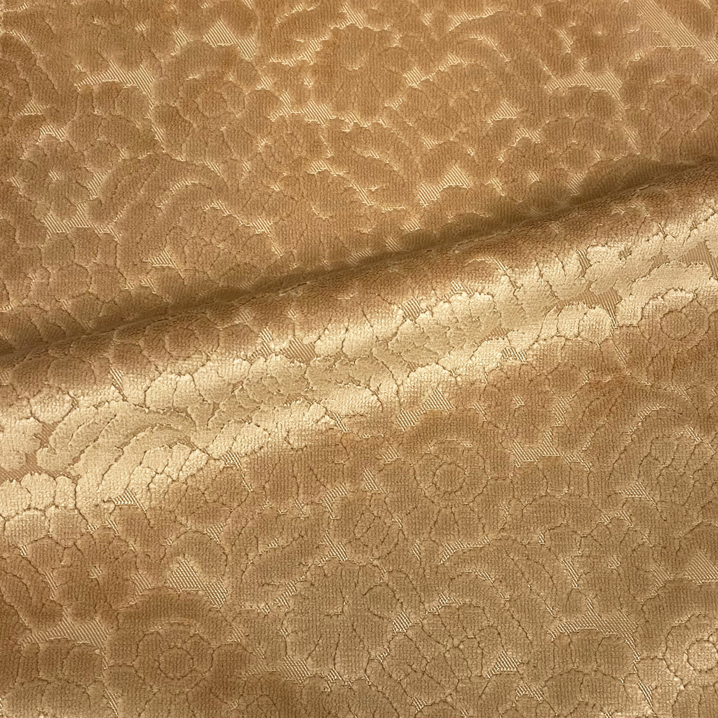 NEW - ELEANOR - BOTANICAL FLAIR CUT VELVET UPHOLSTERY FABRIC BY THE YARD