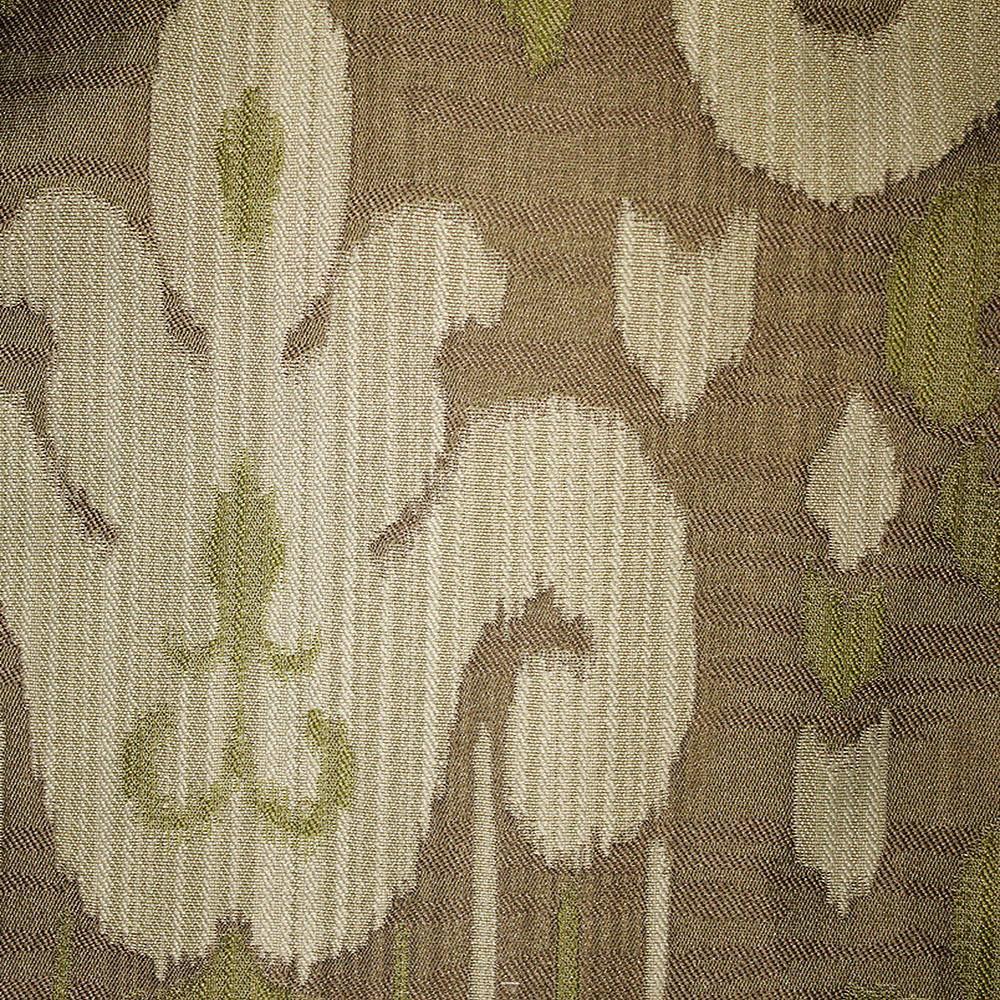 Baron - Jacquard Ikat Designer Pattern Home Decor Drapery Fabric by the Yard - Available in 9 Colors - Grass - Top Fabric - 6