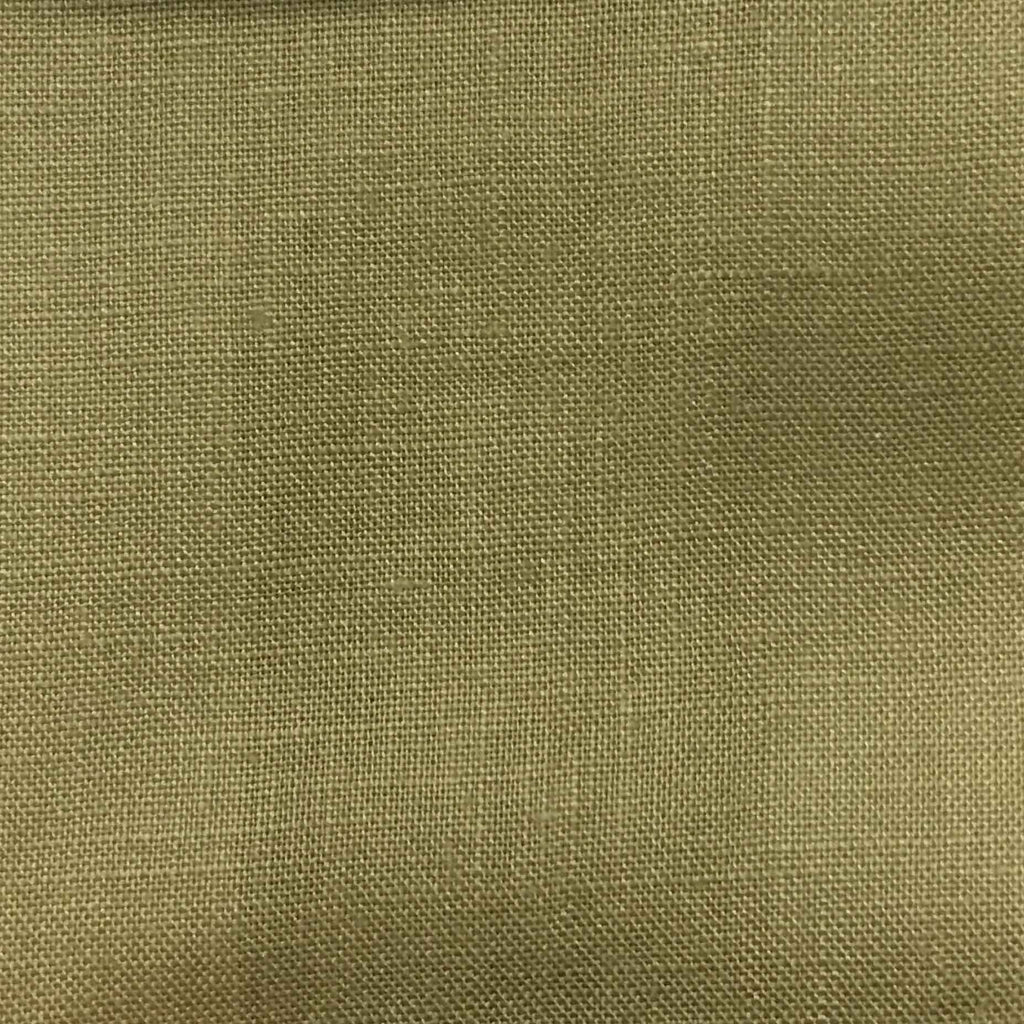 Brighton - 100% Linen Fabric Window Curtain & Drapery Fabric by the Yard - Available in 48 Colors - Burlap - Top Fabric - 27
