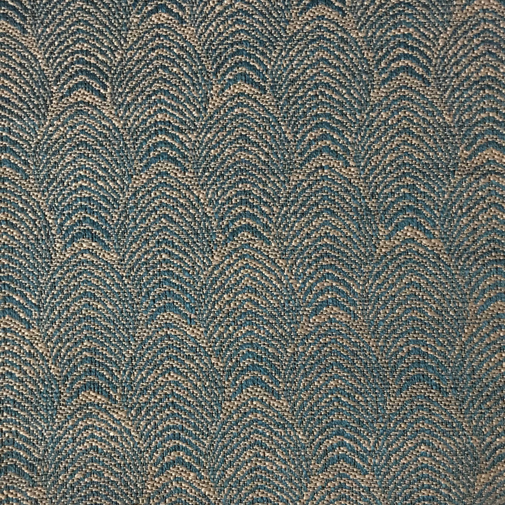 Carnaby - Jacquard Fabric Woven Designer Pattern Upholstery Fabric by the Yard - Available in 12 Colors - Laguna - Top Fabric - 3