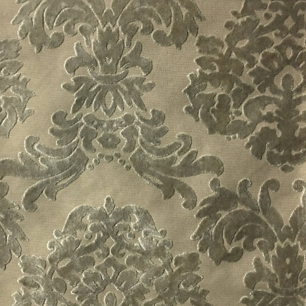 Florence Palace - Damask Pattern Burnout Velvet Upholstery Fabric by the Yard - Available in 9 Colors - Robin's Egg - Top Fabric - 7