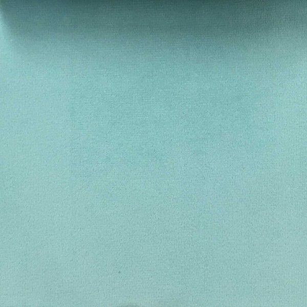 Islington - Plush Microvelvet Multi-Purpose Velvet Fabric by the Yard - Available in 33 Colors - Robin' Egg - Top Fabric - 3