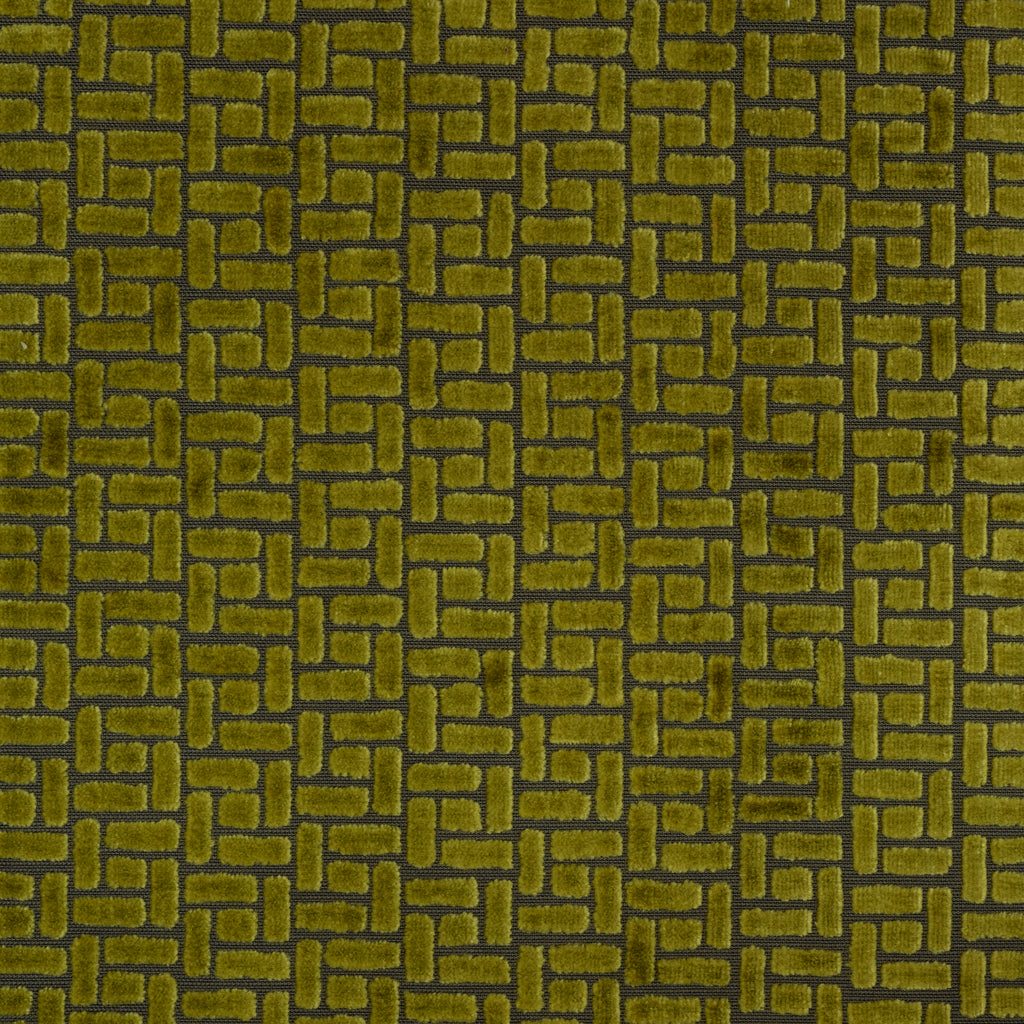 WESTFIELD, GEOMETRIC PATTERN BURNOUT UPHOLSTERY FABRIC BY THE YARD