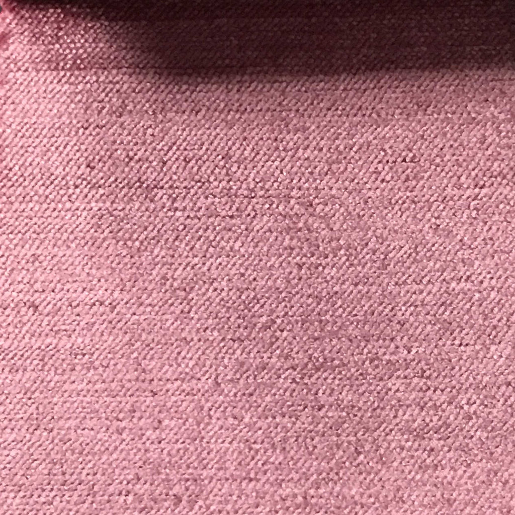 Queen - Lustrous Metallic Solid Cotton Rayon Blend Upholstery Velvet Fabric by the Yard - Available in 83 Colors - Dusty Rose - Top Fabric - 47