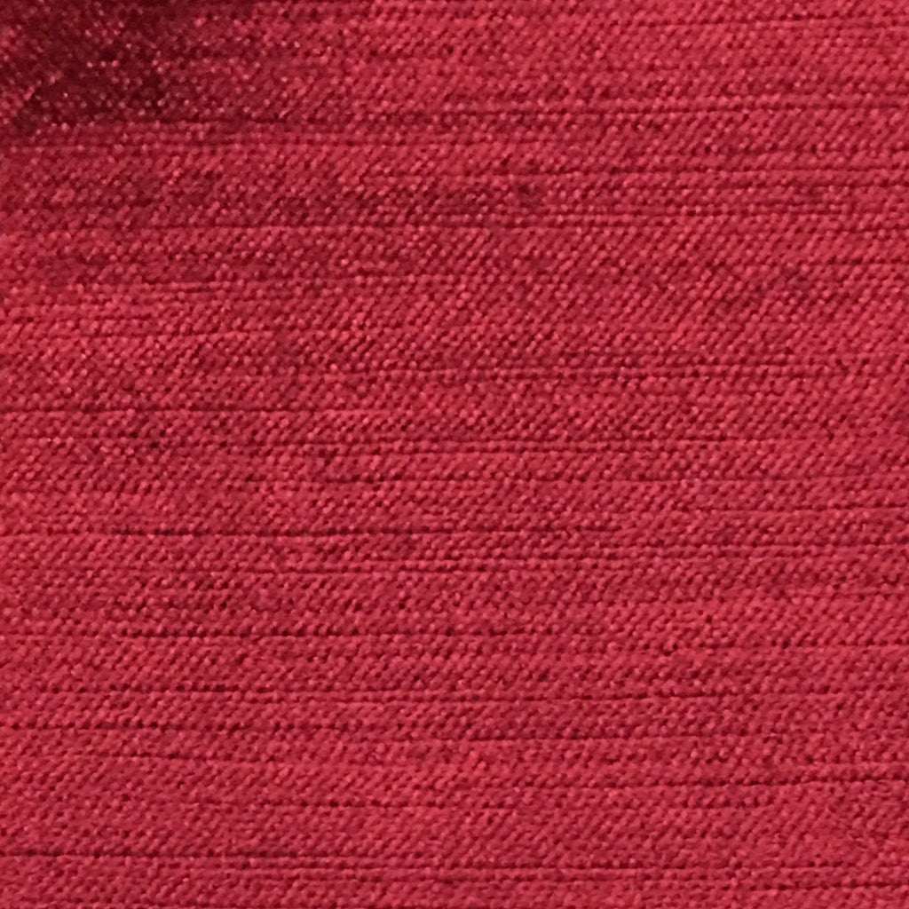 Queen - Lustrous Metallic Solid Cotton Rayon Blend Upholstery Velvet Fabric by the Yard - Available in 83 Colors - Lipstick - Top Fabric - 62