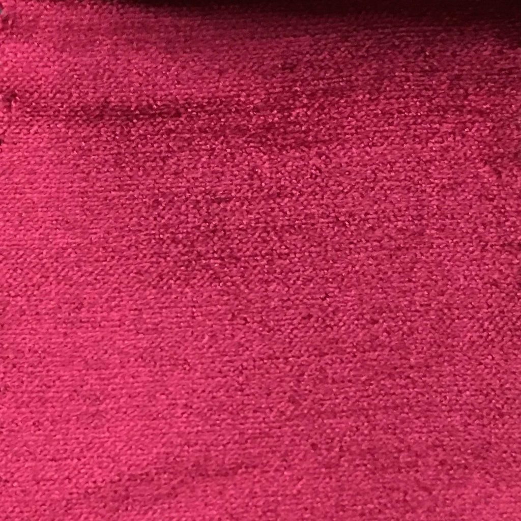 Queen - Lustrous Metallic Solid Cotton Rayon Blend Upholstery Velvet Fabric by the Yard - Available in 83 Colors - Sangria - Top Fabric - 60