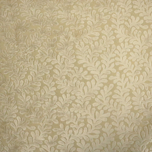 FERN LEAF - BURNOUT VELVET DRAPERY & UPHOLSTERY FABRIC BY THE YARD
